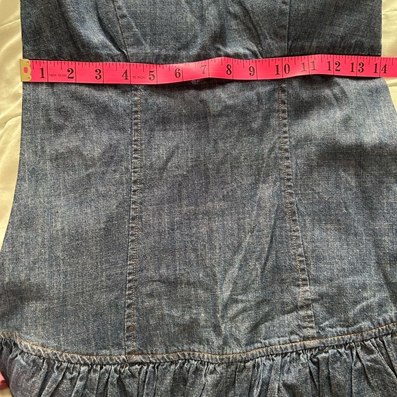 Strapless Denim🤠Dress (Size Medium) - Picture 8 of 10